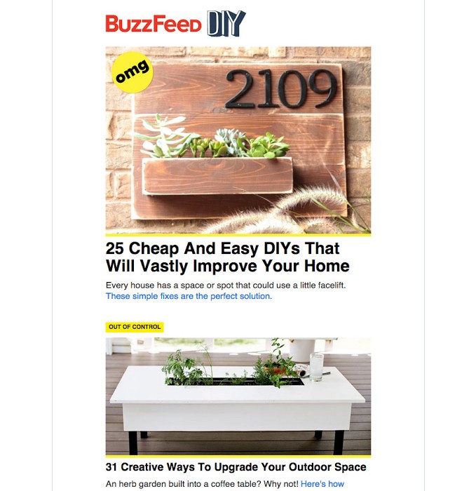 How Buzzfeed Uses Email Marketing To Reach Their Audience